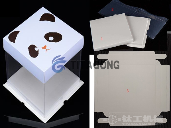 塑料围边透明的蛋糕盒包装